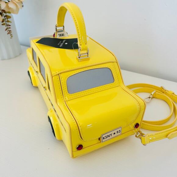 Kate Spade Purse NYC Big Apple 3D Taxi Crossbody Bag - Picture 5 of 12